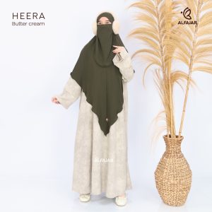 Abaya HEERA Cupro look texture